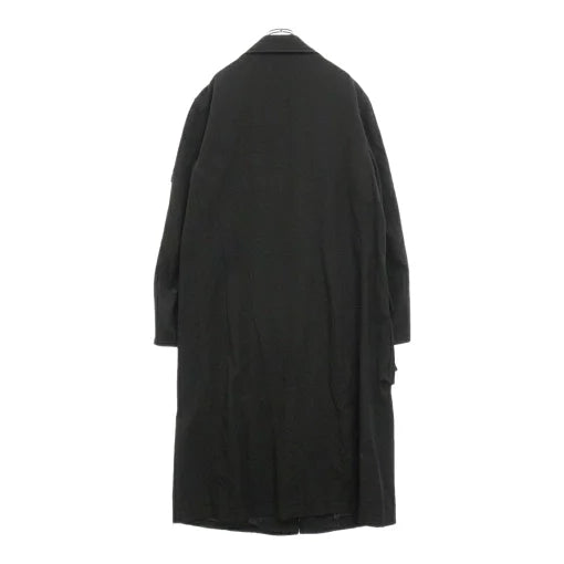 Yohji Yamamoto POUR HOMME wool mixed trench long coat HN-C03-104