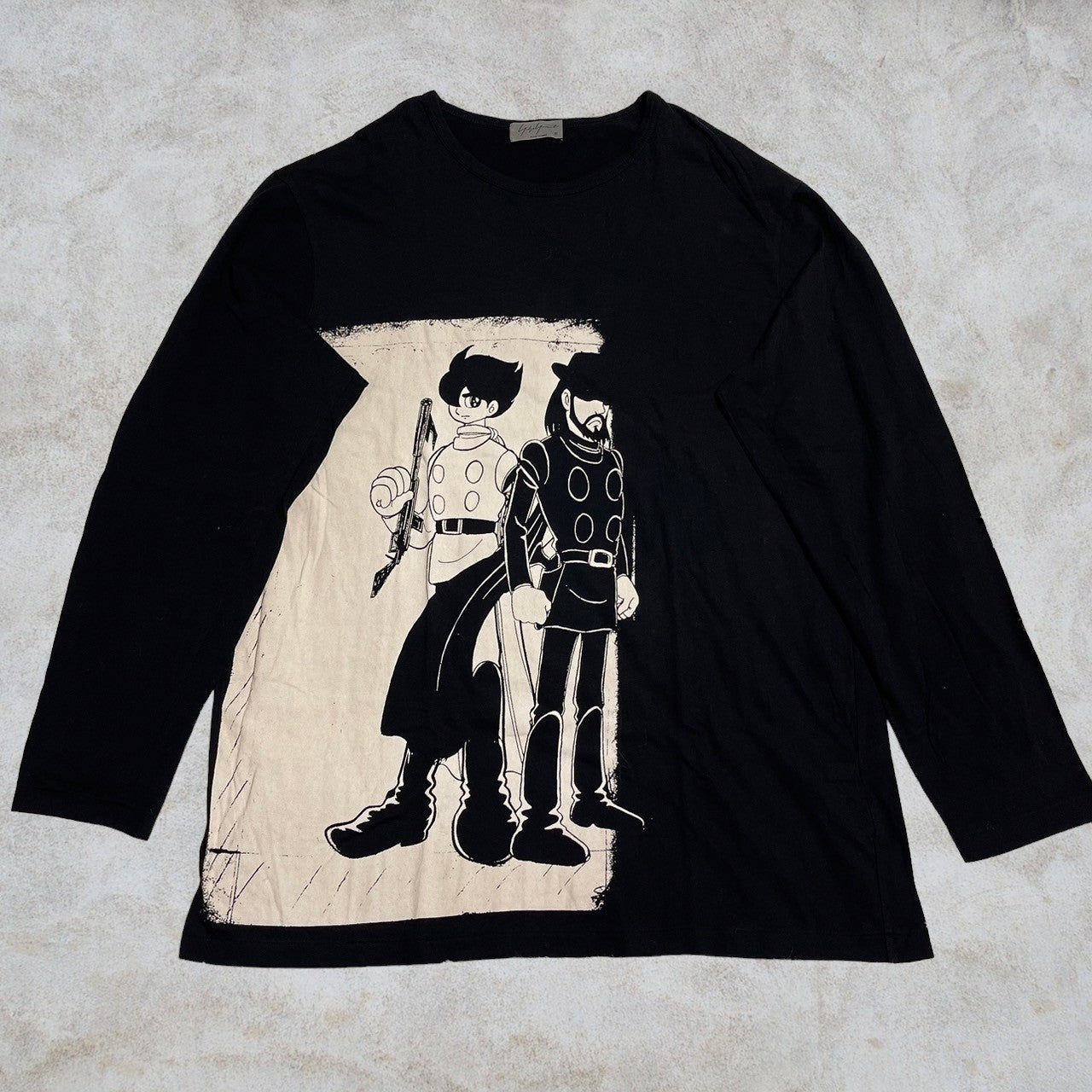 Yohji Yamamoto Pour Homme 18aw Cyborg 007 Collaboration Long Sleeve Tee HH-T43-995